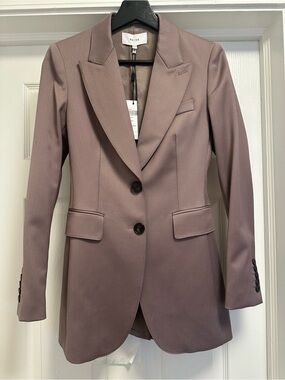 Reiss Dusky Mauve Tailored Blazer
